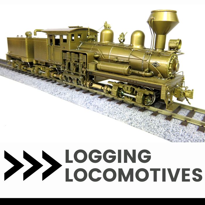HO & N Scale Logging Locomotives - Specialty Model Trains – Nightwatch ...