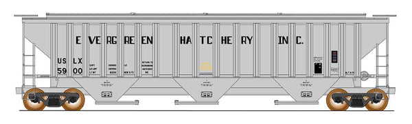 Intermountain 453109-06 HO Scale 4750 Covered Hopper Evergreen Fish Hatchery NIB image 0