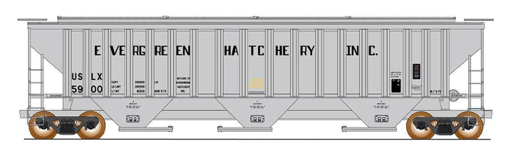 Intermountain 453109-06 HO Scale 4750 Covered Hopper Evergreen Fish Hatchery NIB image 0