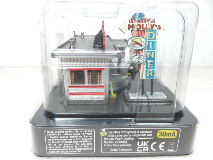 Woodland Scenics BR5066 Built and Ready HO Scale Miss Molly's Diner NIB image 2