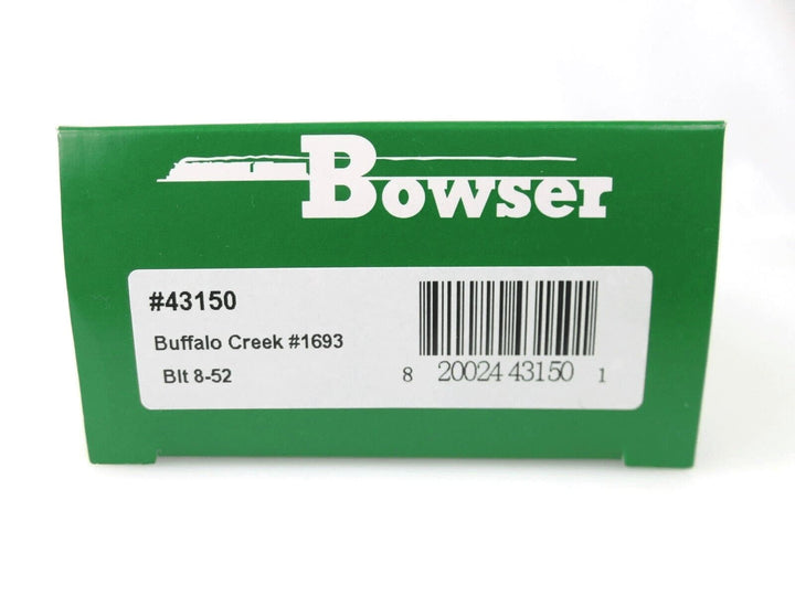 Bowser #43150 HO Scale 40' Boxcar Buffalo Creek Road #1693 NIB image 2