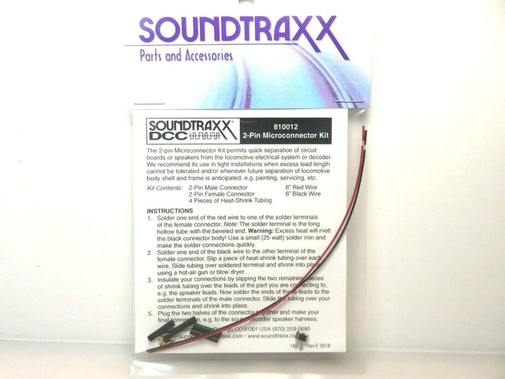 SoundTraxx 810012 MC-2 Microconnector Kit image 2
