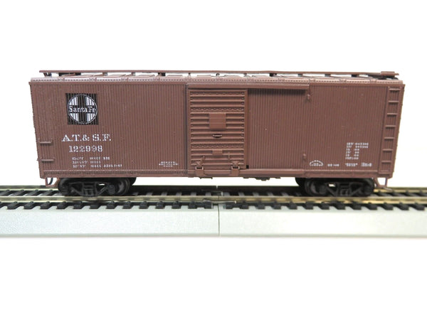 Vintage Athearn HO Scale 40' Boxcar AT&SF Santa Fe Railroad Kadee Couplers #2