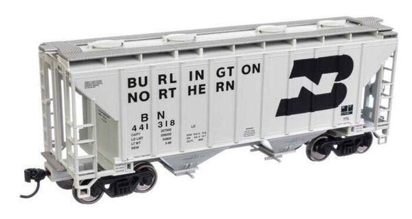 Walthers 910-7975 HO Burlington Northern 37' 2980 cu ft. 2-Bay Covered Hopper image 0