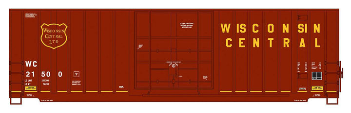 Intermountain 4130005-01 HO Wisconsin Central Gunderson 50' High Cube Boxcar image 1
