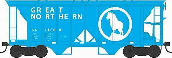 Bowser #43265 HO Scale 70-Ton 2-Bay Covered Hopper GN Great Northern #71300 image 0