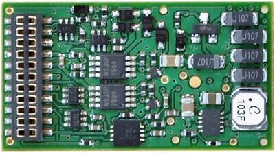 Train Control Systems TCS HO Scale #1527 21 Pin Diesel WOW121 Sound Decoder V4