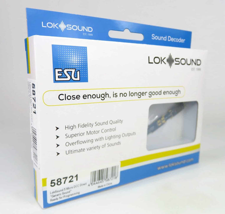 ESU 58721 LokSound 5 Micro Direct Blank N Scale DCC Sound Decoder Atlas /INTM image 2