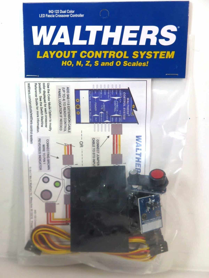 Walthers Layout Control System 942-122 2 Color LED Fascia Crossover Controller image 1