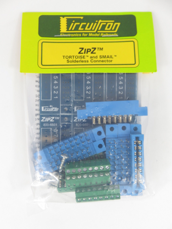 Circuitron 800-6616 ZipZ Connection System Kit 6-Pack For Tortoise, Smail