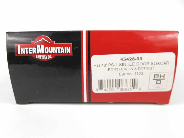 Intermountain 45426-03 HO 40' PS-1 Boxcar Port Huron &amp; Detroit Road #1123 NIB image 3