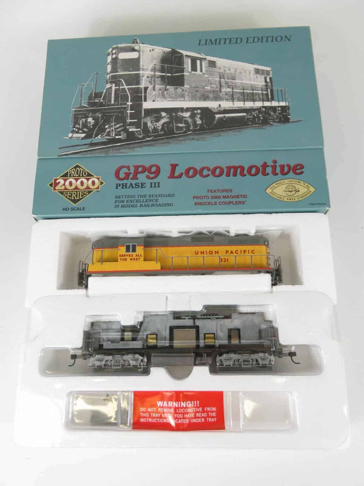 Proto 2000 21600 HO EMD GP9 UP Union Pacific Railroad Diesel Locomotive NOS image 1
