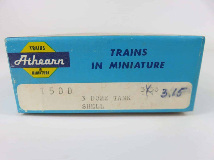 Athearn Blue Box #1500 HO Scale 3 Dome Tank Car Shell Unassembled Kit NOS image 1