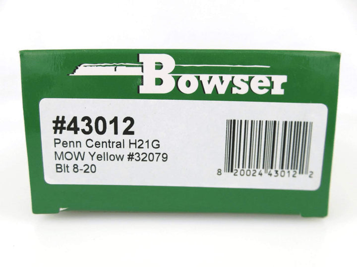 Bowser 43012 HO Scale H21G 4-Bay Hopper Penn Central MOW Yellow #32079 image 2