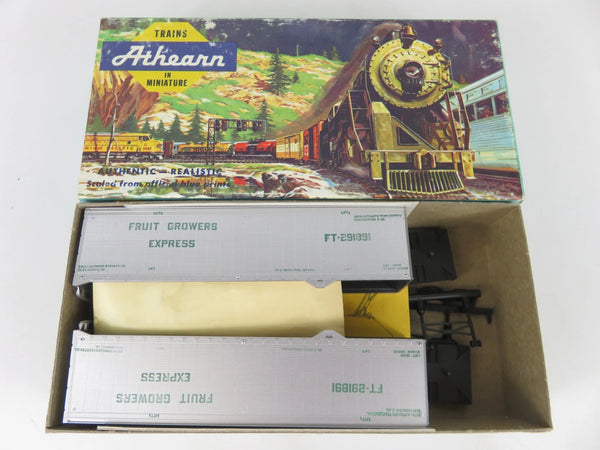 Athearn 5152 HO Scale 40' Piggy Back Trailers Fruit Growers Express 2-Pack Kit