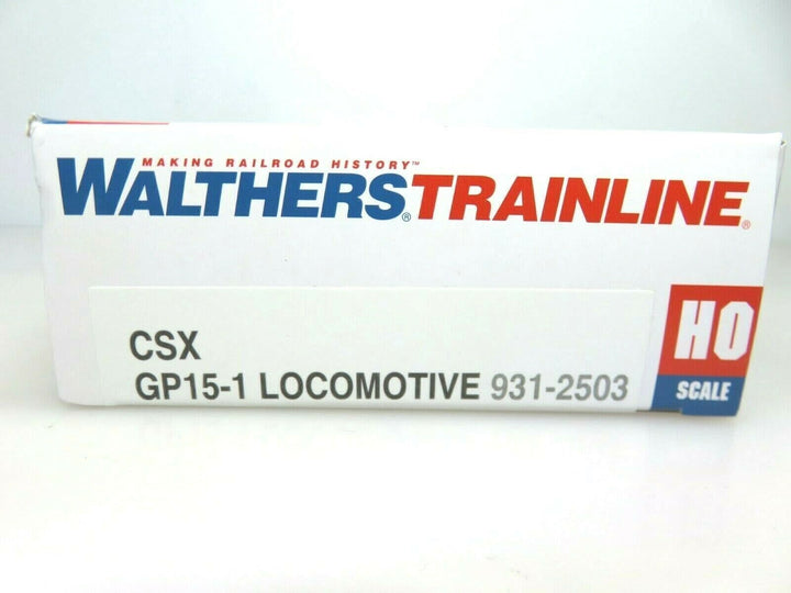 Walthers Trainline 931-2503 HO Scale EMD GP15-1 CSX (YN3 Scheme) #1545 NIB image 4