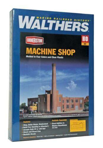 Walthers Cornerstone Part #933-2902 HO Scale Machine Shop Kit NIB ...