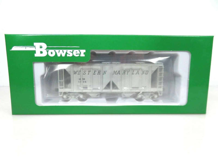 Bowser #42779 HO Scale 70-Ton 2-Bay Covered Hopper Western Maryland #5136 NIB image 1
