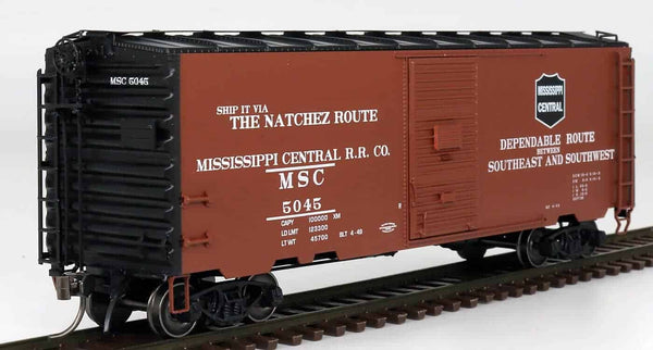 Intermountain 45425-02 HO 40' PS-1 Boxcar Mississippi Central The Natchez Route image 0