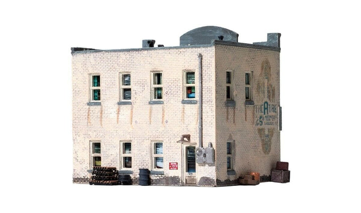 Woodland Scenics BR4957 Built and Ready N Scale Records &amp; Recruiting Building image 3