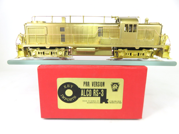 Key Imports Brass HO Scale PRR Pennsylvania Alco RS-3 Diesel Locomotive