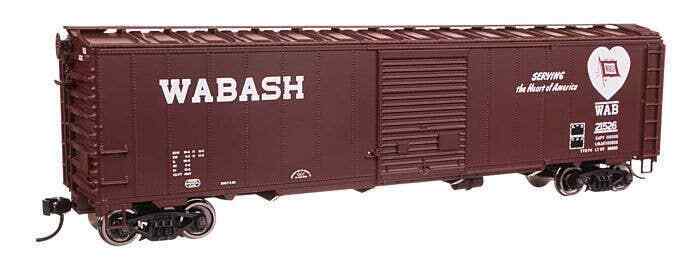 Walthers Mainline 910-46532 HO Scale 50' AAR Single Door Boxcar Wabash Railroad image 1