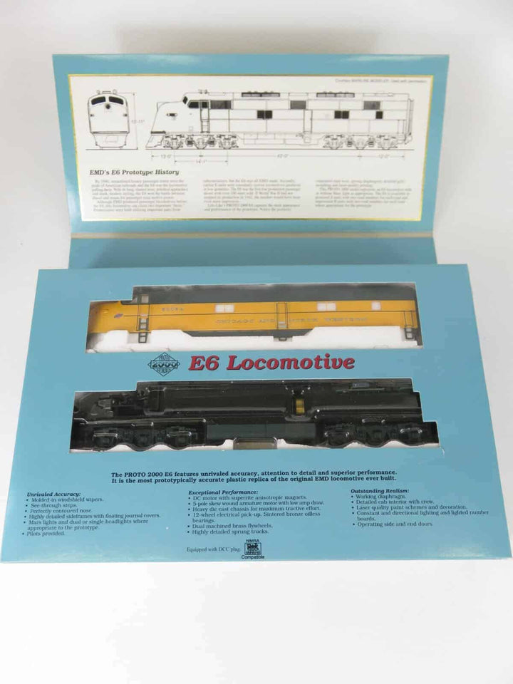 Proto 2000 23187 HO EMD E6 C&amp;NW Chicago North Western Diesel Locomotive NOS image 0