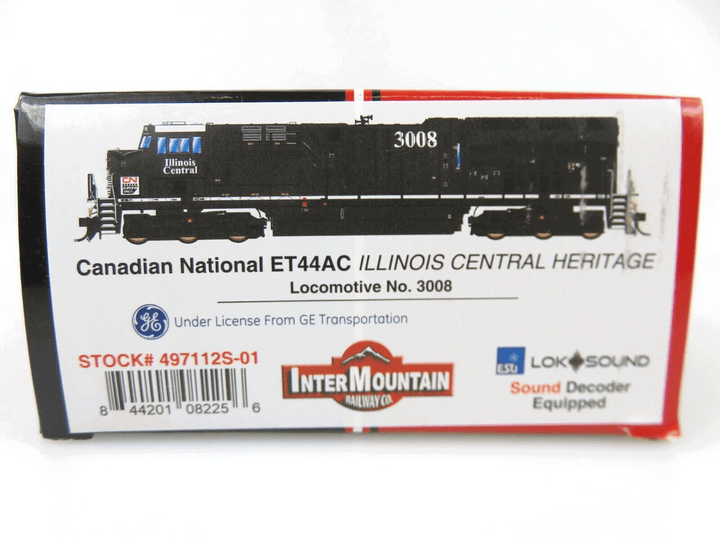 Intermountain 497112S-01 HO CN Illinois Central Heritage GE ET44AC DCC/Sound image 3