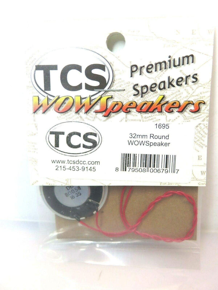 Train Control System TCS #1695 32MM Round WOW Speaker image 2