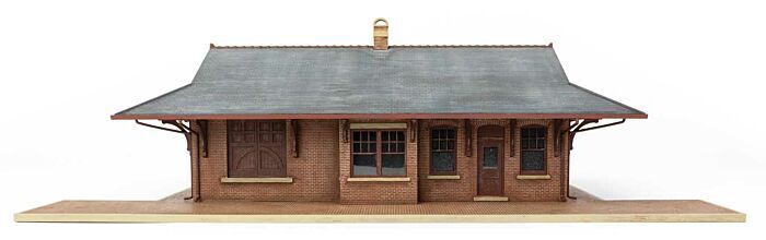Walthers Cornerstone 933-3553 Pennsylvania System Brick Combination Station NIB image 4
