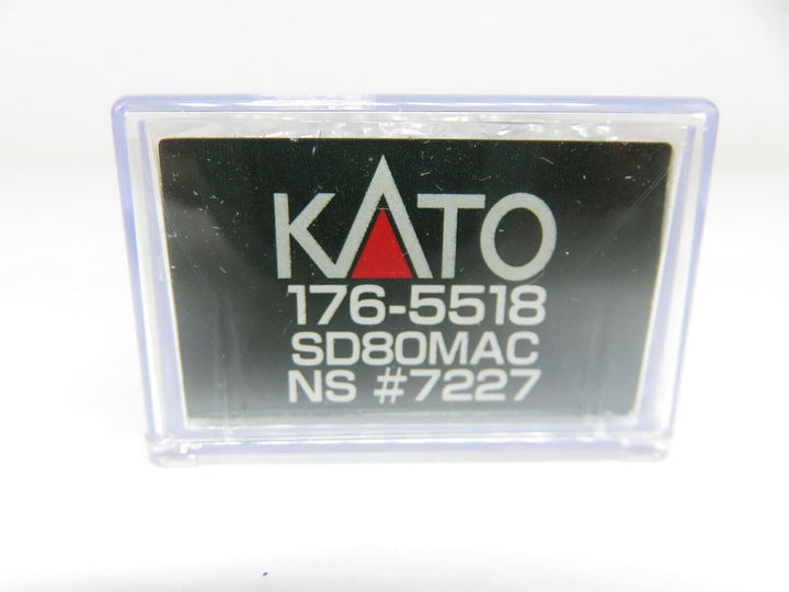 Kato 176-5518 N Scale Norfolk Southern EMD SD80MAC Diesel Locomotive #7227 NIB image 3