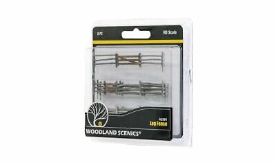 Woodland Scenics A2981 HO Scale Log Fence NIB image 0