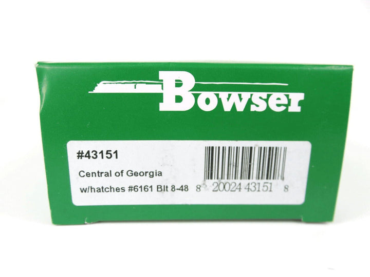 Bowser #43151 HO Scale 40' Boxcar Central of Georgia w/Roof Hatches #6161 image 2