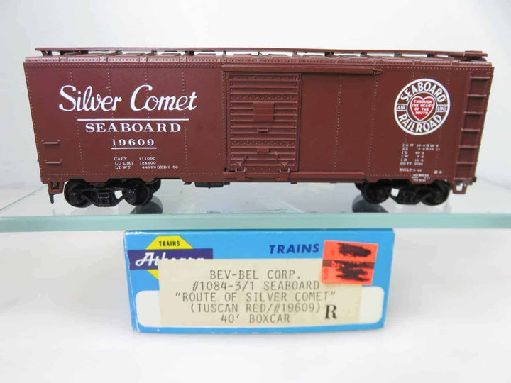Bev-Bel Athearn HO Scale 40' Boxcar Seaboard Silver Comet image 1