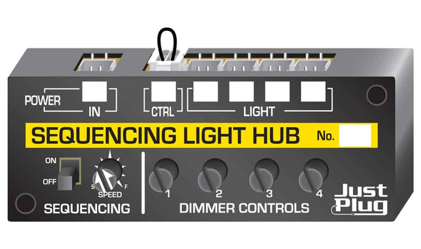 Woodland Scenics JP5680 Just Plug Lighting System, Sequencing Light Hub image 0