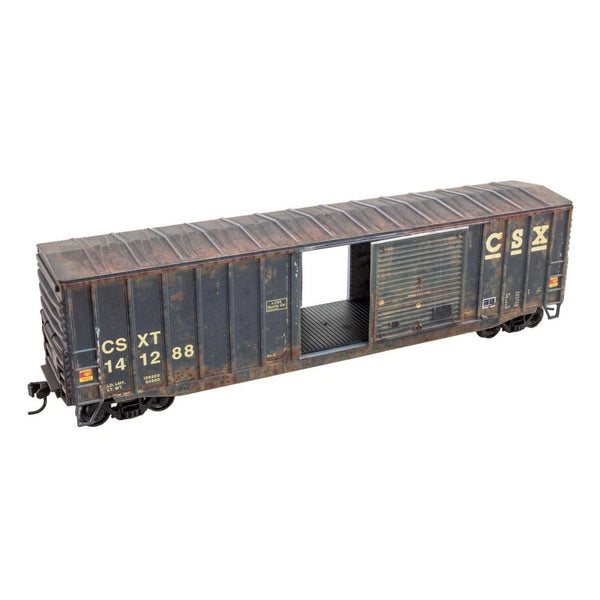 Micro Trains Accurail 5600005 HO Scale Grit N Grime Series CSX 50' Boxcar
