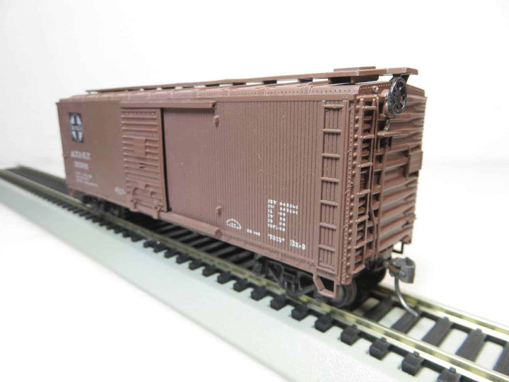 Vintage Athearn HO Scale 40' Boxcar AT&amp;SF Santa Fe Railroad Kadee Couplers #2 image 5