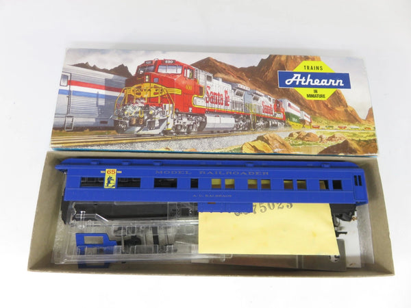 Athearn Blue Box 5633 HO Scale Model Railroader 65th STD Observation Car Kit NOS