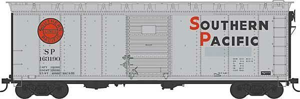 Bowser #43173 HO Scale 40' Boxcar SP Southern Pacific Railroad #163210 image 0