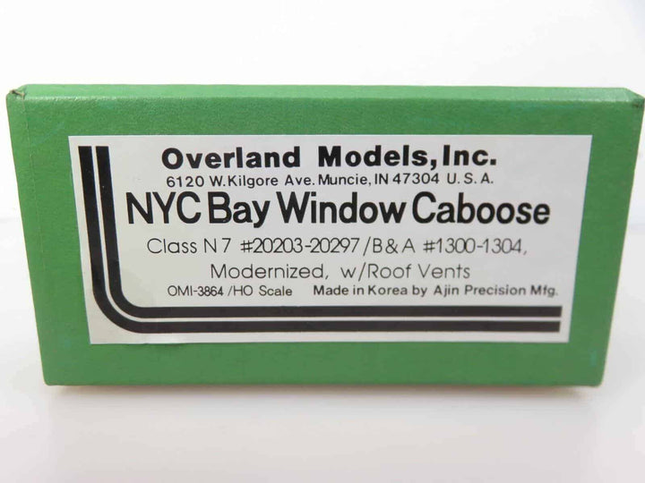 Overland Models Brass OMI-3864 HO Scale New York Central Bay Window Caboose NOS image 4