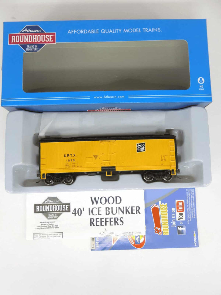 Athearn Roundhouse RND85625 HO Scale 40' Wood-side Reefer SOO Line 1929 NOS image 1