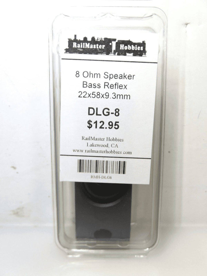 Railmaster Hobbies DLG-8 Bass Reflex 8 Ohm 1 Watt Speaker 22x58x9.3mm image 1