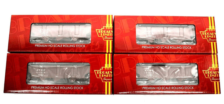 Broadway Limited 8100 HO Scale AAR 70-ton Triple 3-Bay Hopper ATSF GA-73, 4-Pack image 1