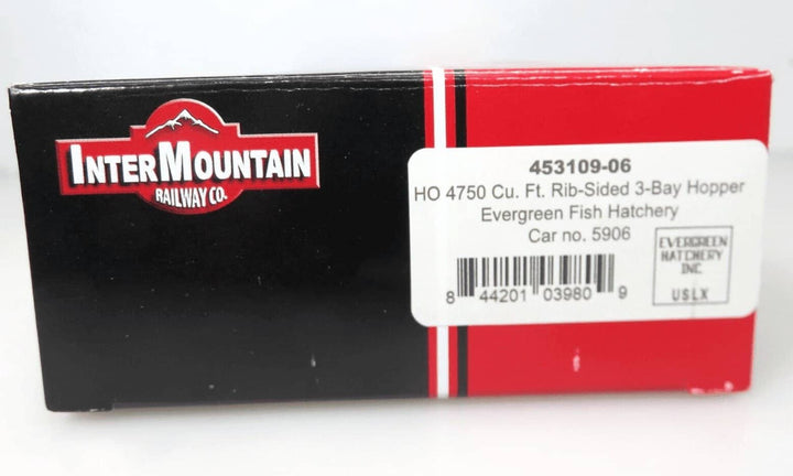 Intermountain 453109-06 HO Scale 4750 Covered Hopper Evergreen Fish Hatchery NIB image 2