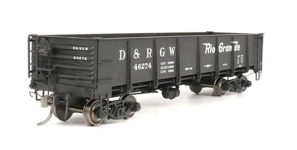 Intermountain 35007-51 HO General Service Drop Bottom Gondola Rio Grande D&amp;RGW image 0