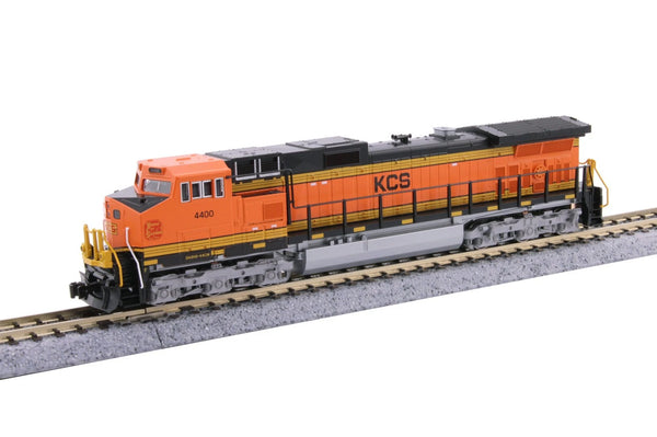 Kato 176-3519 N Scale KCS (Ex BNSF) GE C44-9W "Dash-9" Diesel Locomotive 4400