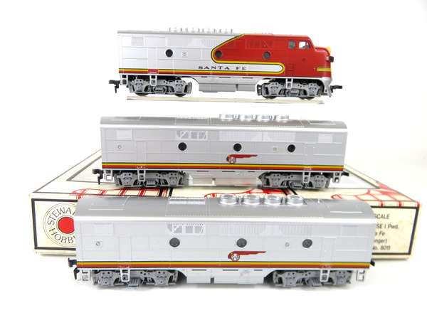 Stewart Hobbies Kato 8010/8011 HO Scale ATSF Santa Fe EMD F3 ABB Locomotive set