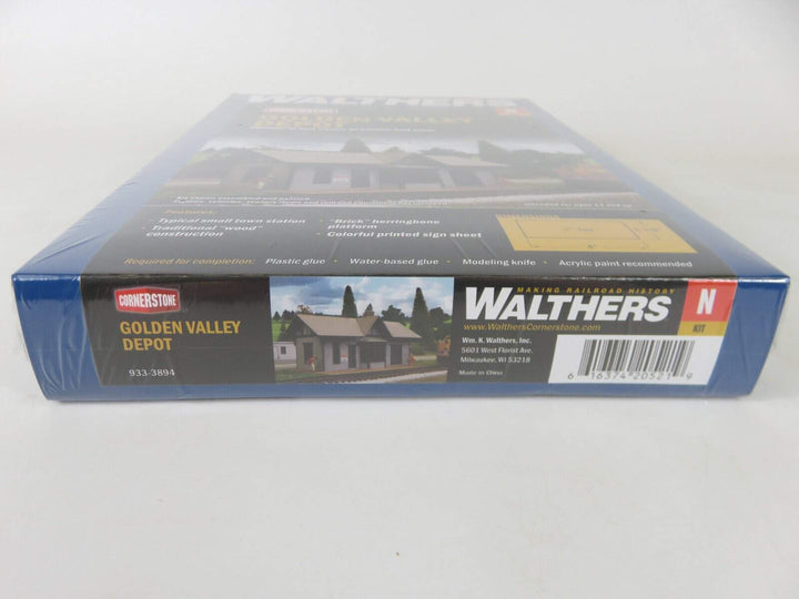 Walthers Cornerstone 933-3894 N Scale Golden Valley Depot Kit NIB image 1