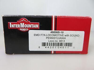 Intermountain #49006S-10 HO PRR Pennsylvania EMD F7A Locomotive DCC Sound #9813 image 3