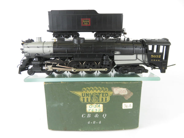 Pacific Fast Mail Brass HO Scale CB&Q Burlington O-5A 4-8-4 Steam Locomotive